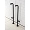 Aqua Vintage AE810S0DX Freestanding Tub Supply Line, Matte Black AE810S0DX - alternate 2